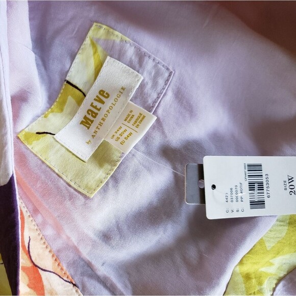 Maeve Floral Maxi Dress - Orange, Purple, Yellow - Picture 10 of 13